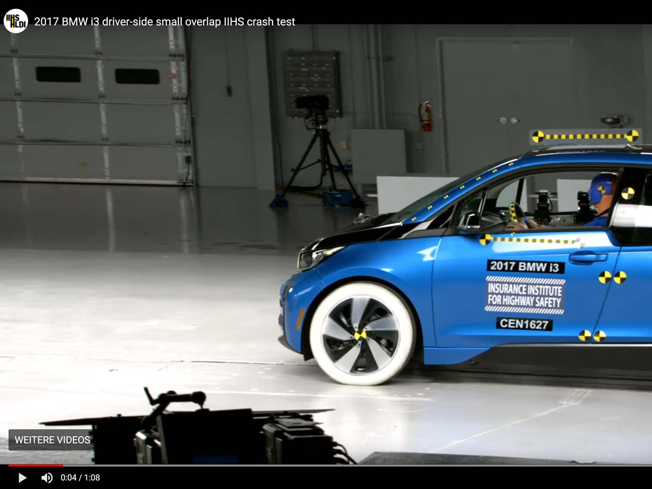 5 Sterne beim Euro NCAPTest. Wie sicher ist ein BMW i3?